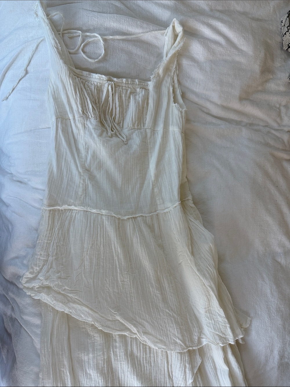 Free people Women's White Layered dress